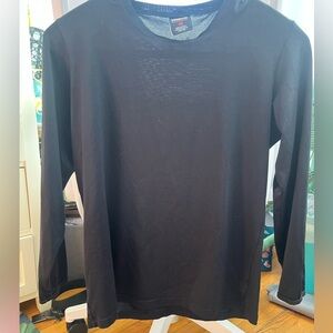 Patagonia Womens Capilene Black Long Sleeve Tee